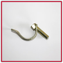 Goupilles clip tube zinguées